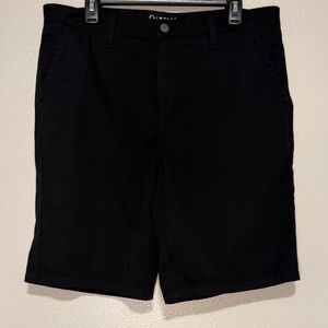 Empyre Men's Black Flat Front Casual Shorts